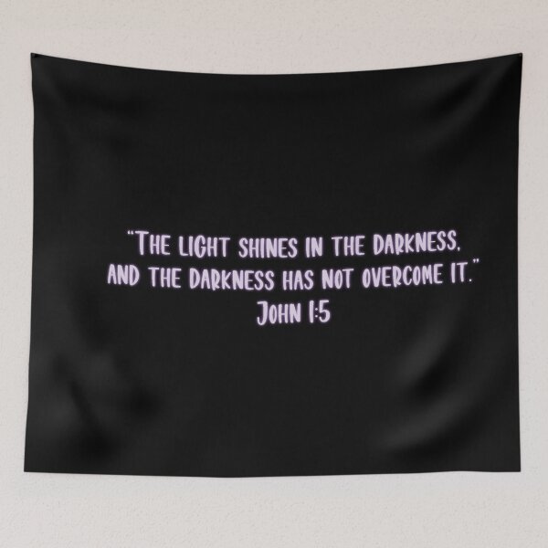 Item preview, The Light Shines In The Darkness designed and sold by beckahbrooks.