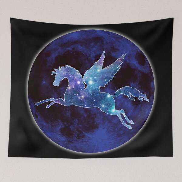 Item preview, Blue Unicorn and the Moon designed and sold by Astralia.