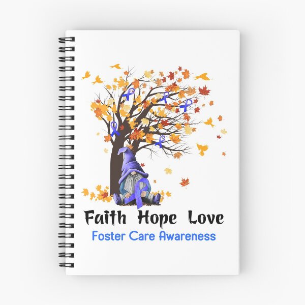 Item preview, Foster Care Awareness Faith Hope Love designed and sold by GennieShop.