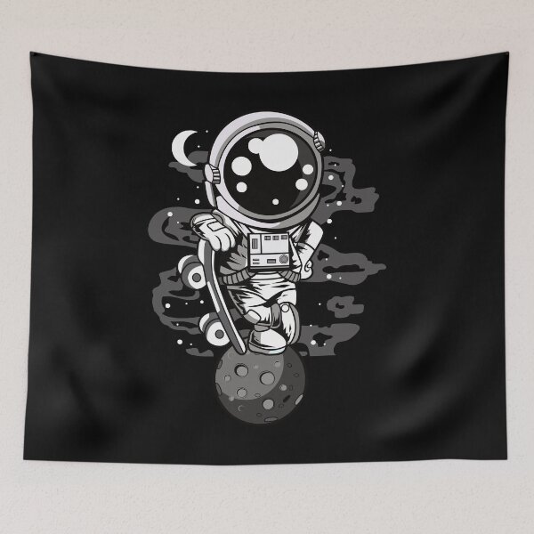 Item preview, Astronaut Skateboard - Funny Outer Space Lovers designed and sold by Desteroids.