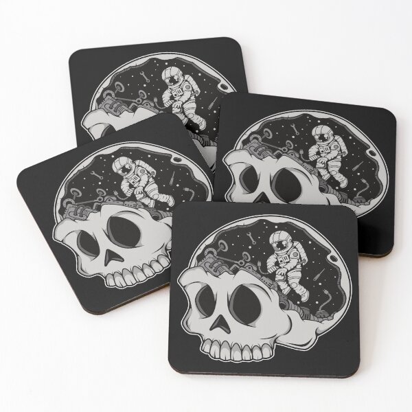 Item preview, Astronaut Skull Brain - Funny Outer Space Lovers designed and sold by Desteroids.