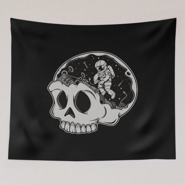 Item preview, Astronaut Skull Brain - Funny Outer Space Lovers designed and sold by Desteroids.