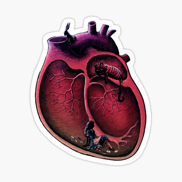 Alice in my heart Sticker
