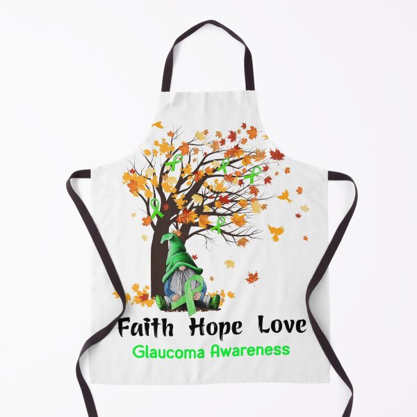 Item preview, Glaucoma Awareness Faith Hope Love designed and sold by GennieShop.