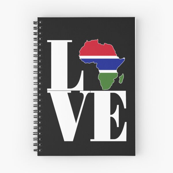 Item preview, Africa Love Gambia Country Flag T-Shirt  designed and sold by StarcyWol.
