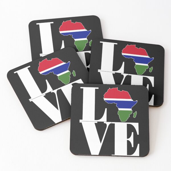 Item preview, Africa Love Gambia Country Flag T-Shirt  designed and sold by StarcyWol.