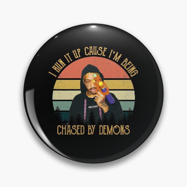 Item preview, Vintage I Run It Up Cause I'm Being Chased By Demons designed and sold by edward-patel.