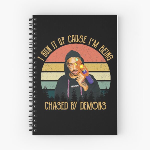 Item preview, Vintage I Run It Up Cause I'm Being Chased By Demons designed and sold by edward-patel.