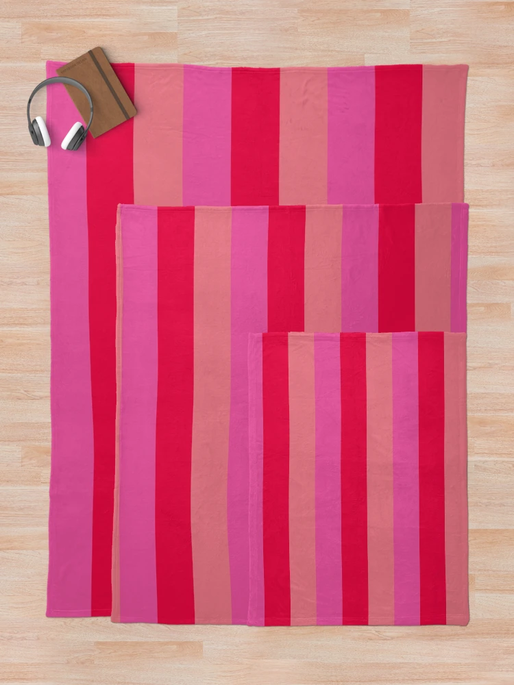 Imagen 5 de 6, Manta con la obra TIRAS ROSAS, diseñada y vendida por RetroPlaceee.