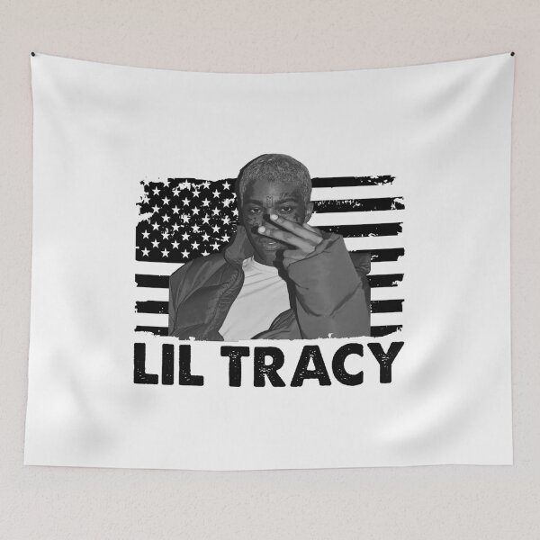 Item preview, Retro American Flag Lil Tracy Music Gift designed and sold by edward-patel.