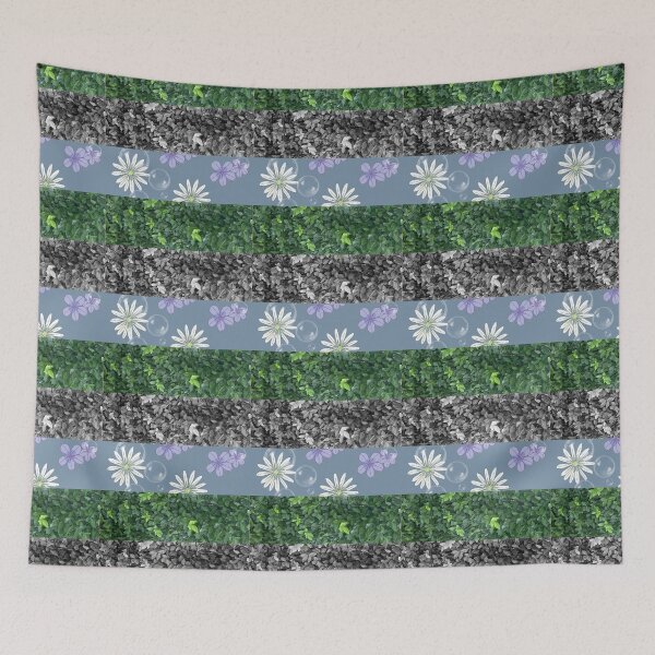 Item preview, FLOWER LEAVES STRIPS designed and sold by RetroPlaceee.