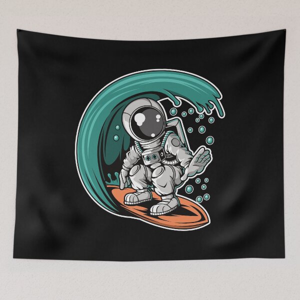 Item preview, Astronaut Surfing - Funny Outer Space Lovers designed and sold by Desteroids.