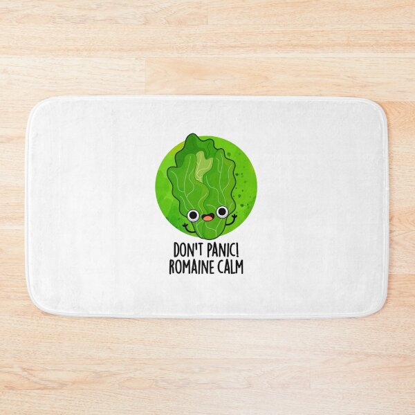 Item preview, Don't Panic Romaine Calm Funny Veggie Puns  designed and sold by punnybone.