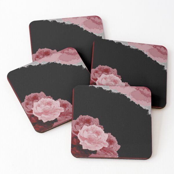 Item preview, Watercolor Roses and Frame Red and Pink designed and sold by Celosia Liv.
