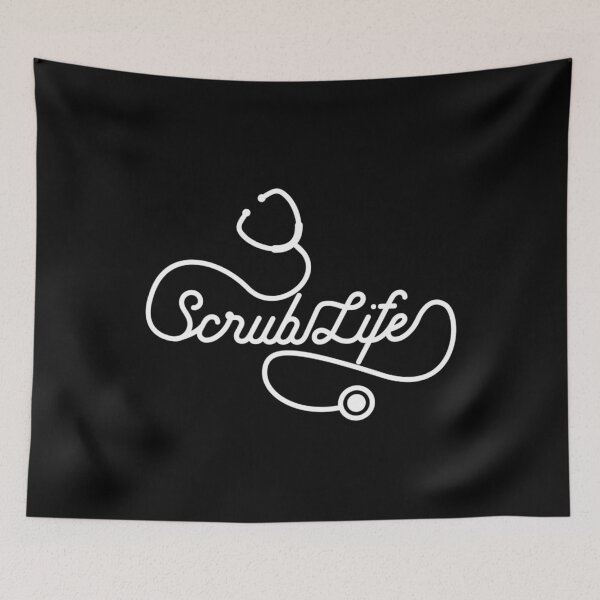 Item preview, Scrub Life Nurse Stethoscope Passionate RN designed and sold by Smile-more.