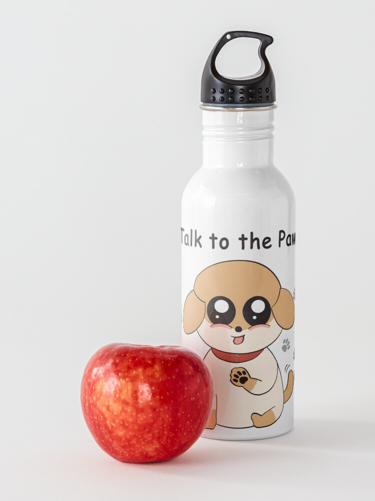 Alternate view of Talk to the Paw Water Bottle