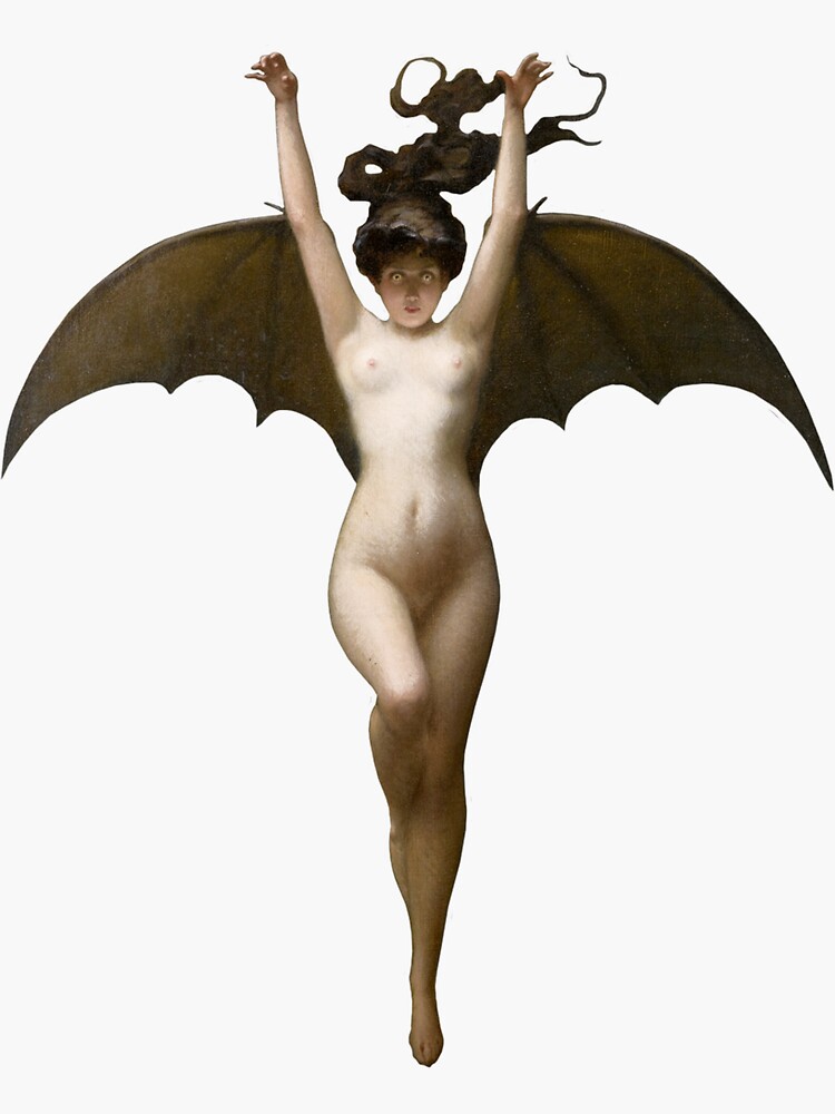 Aperçu 3 sur 3. Sticker avec l'œuvre Albert Joseph Pénot Batwoman créée et vendue par elinaarbidane.