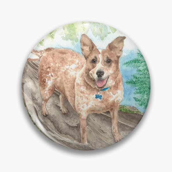 Item preview, Australian cattle dog painting designed and sold by Sutherlandh.