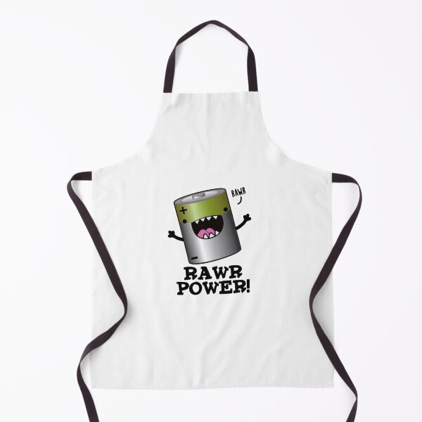Item preview, Rawr Power Funny Battery Puns  designed and sold by punnybone.