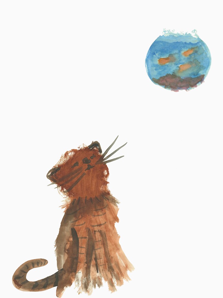 Kitty Sees Three Fishes by QWERTYvsDVORAK
