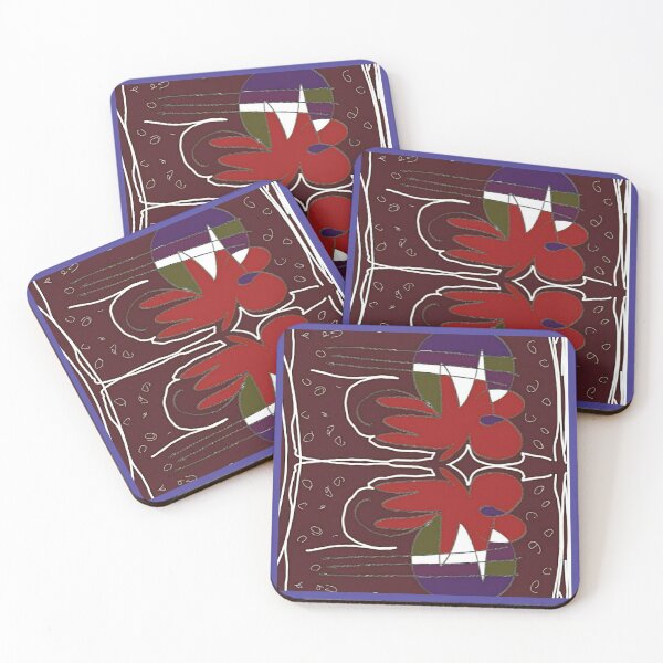 Item preview, Red Forms in Motion 2 designed and sold by Burtoncolorado.