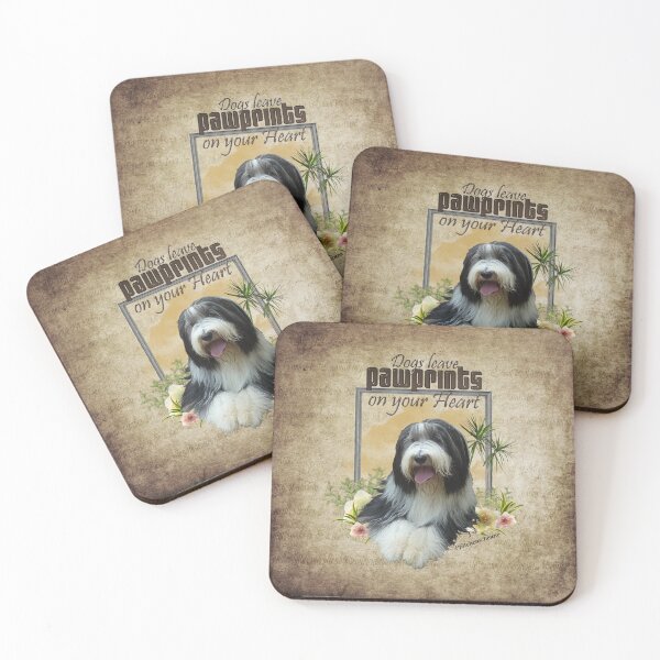 Item preview, Bearded Collie - PawPrint-01 designed and sold by PS-Design.