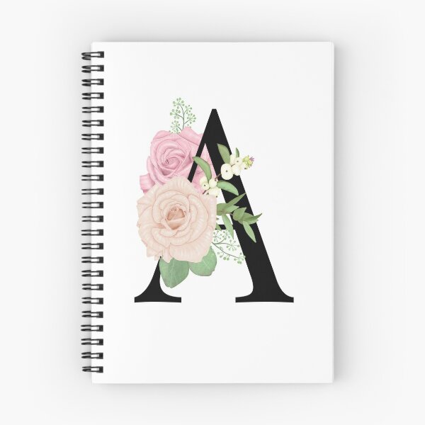 Item preview, Floral A Monogram designed and sold by starrylite.