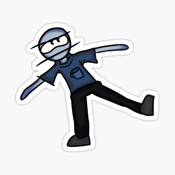 Bruh bald OC Sticker
