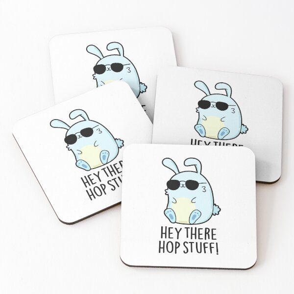 Item preview, Hey There Hop Stuff Funny Rabbit Puns  designed and sold by punnybone.