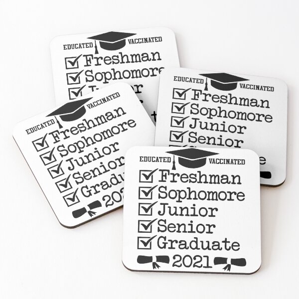 Item preview, Educated Vaccinated Graduate 2021 designed and sold by GravitiTees.