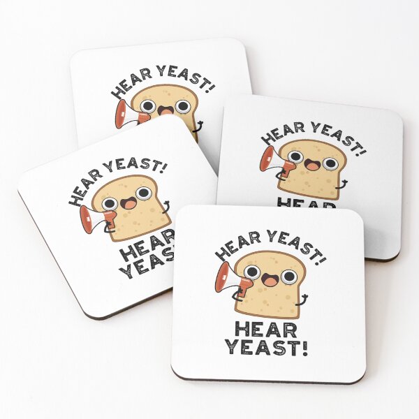 Item preview, Hear Yeast Hear Yeast Funny Bread Puns  designed and sold by punnybone.