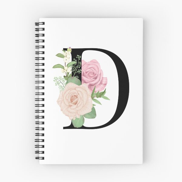 Item preview, Floral D Monogram designed and sold by starrylite.