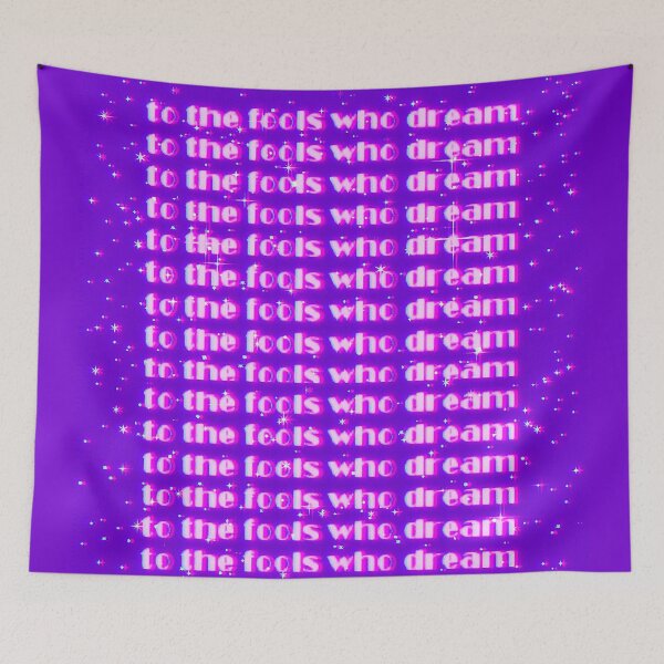Item preview, to the fools who dream - magical glitter aesthetic designed and sold by WanderAesthetic.