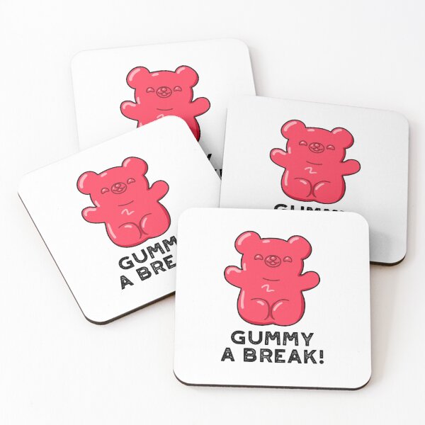 Item preview, Gummy A Break Funny Candy Puns  designed and sold by punnybone.