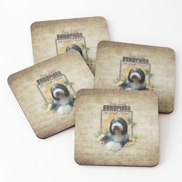 Item preview, Bearded Collie - PawPrint-02 designed and sold by PS-Design.