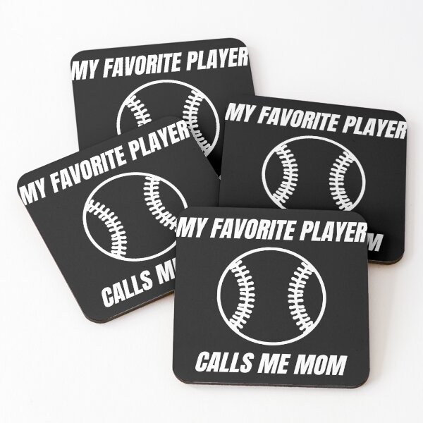 Item preview, My Favorite Player Calls Me Mom. Mom Design for Moms of Ball Players designed and sold by That Cheeky Tee.