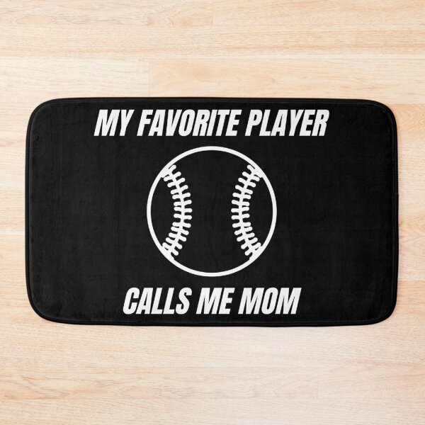 Item preview, My Favorite Player Calls Me Mom. Mom Design for Moms of Ball Players designed and sold by That Cheeky Tee.