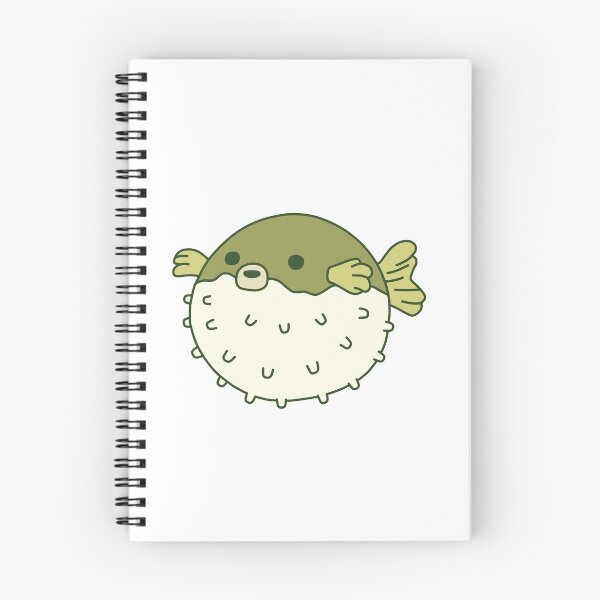 Item preview, Pufferfish Cartoon designed and sold by line-on-line.