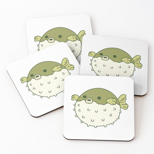 Item preview, Pufferfish Cartoon designed and sold by line-on-line.