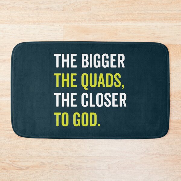 Item preview, The Bigger The Quads The Closer To God designed and sold by Brogress Project.