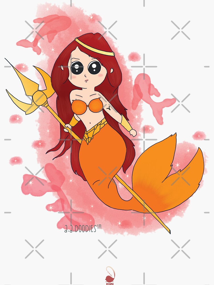 Aries Mermaid by Aadoodles-ACU
