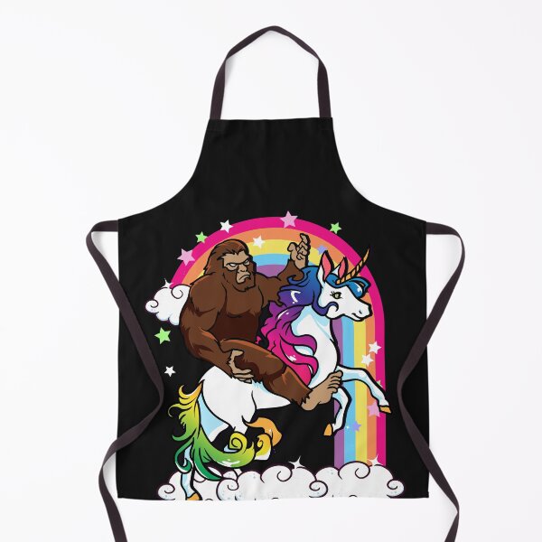 Item preview, Bigfoot Riding Unicorn Space Rainbow Gift designed and sold by woormle.