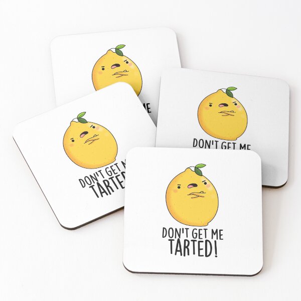 Item preview, Don't Get Me Tarted Funny Lemon Puns  designed and sold by punnybone.