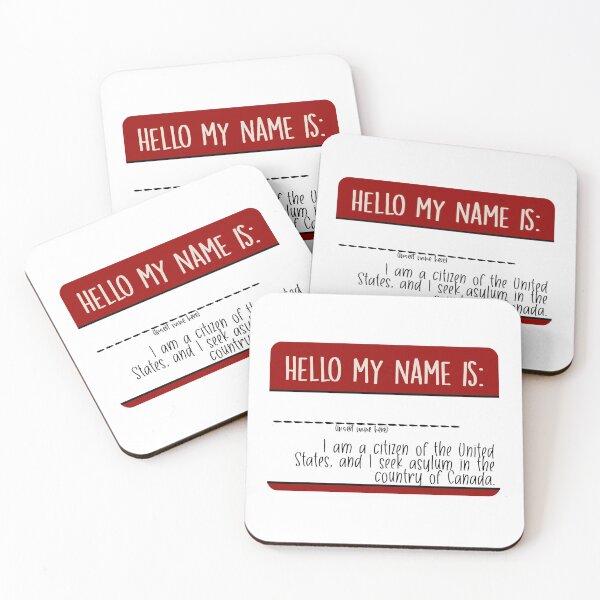 Item preview, Hello i'm a Handmaid seeking asylum. designed and sold by kayleetubbs.