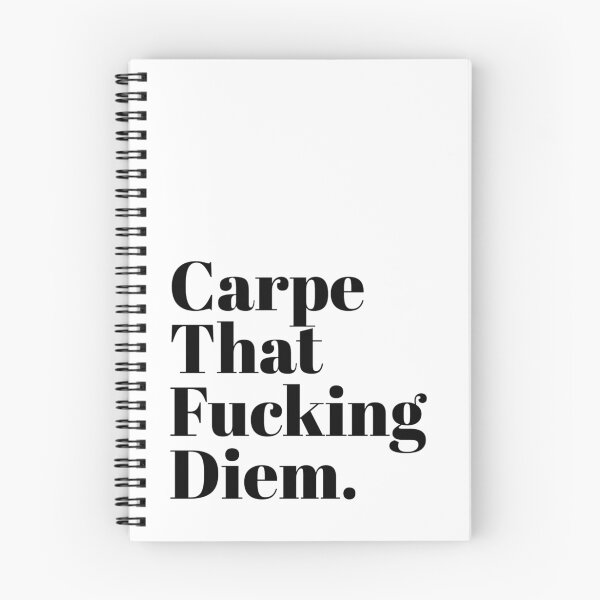 Item preview, Carpe That Fucking Diem (White) designed and sold by nerdytalks.