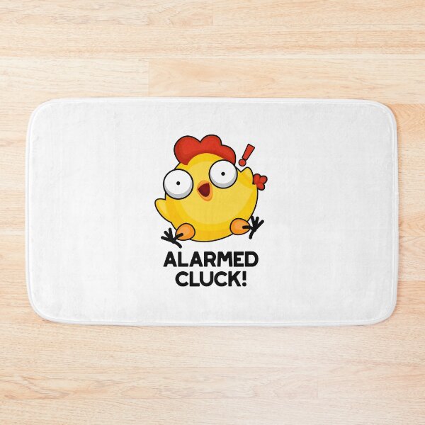 Item preview, Alarmed Cluck Clock Funny Chicken Puns  designed and sold by punnybone.