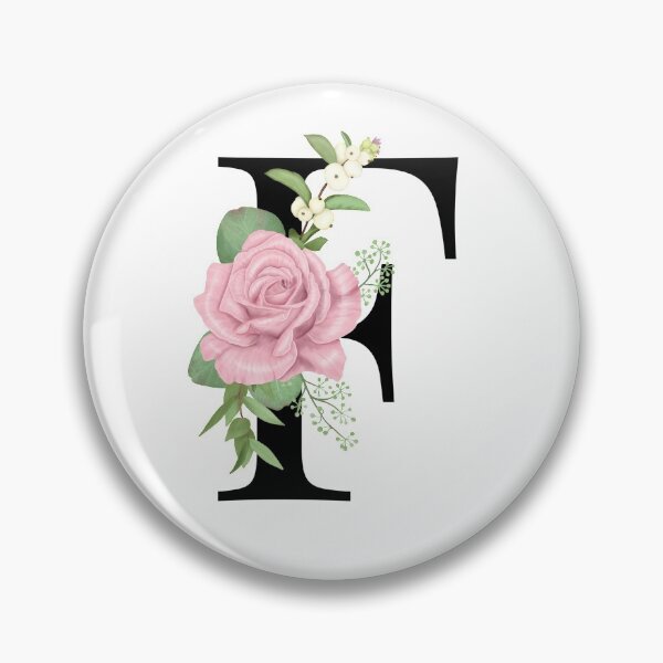 Item preview, Floral F Monogram designed and sold by starrylite.