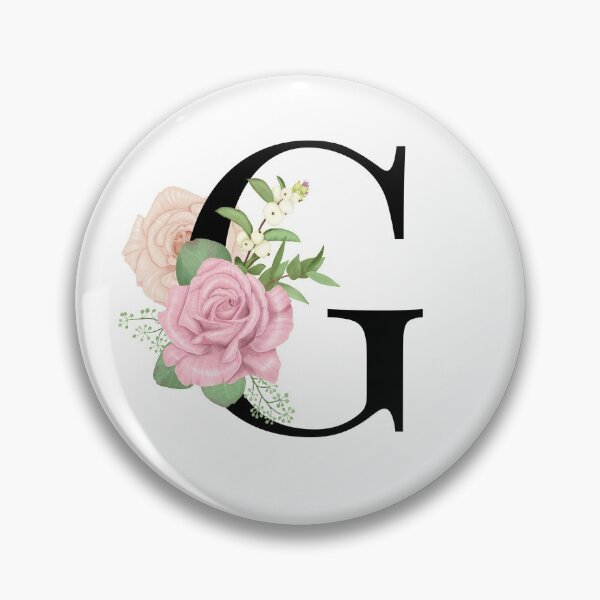 Item preview, Floral G Monogram designed and sold by starrylite.