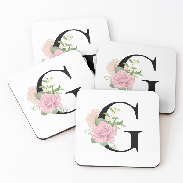Item preview, Floral G Monogram designed and sold by starrylite.
