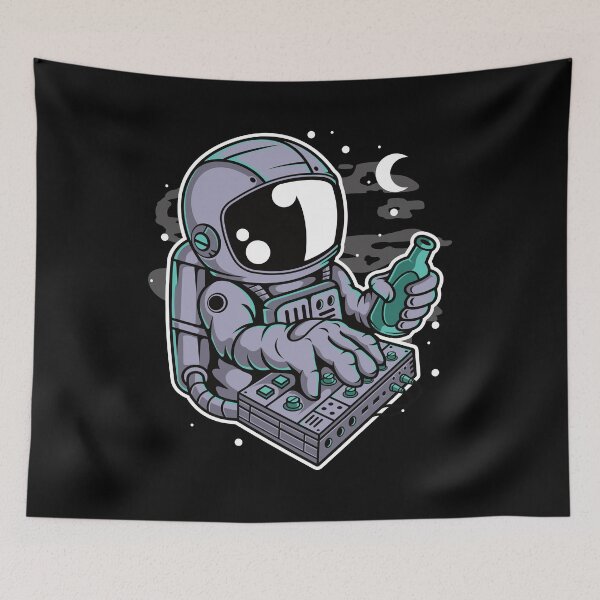 Item preview, Astronaut Synth - Funny Outer Space Lovers designed and sold by Desteroids.